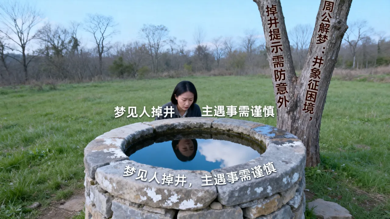 梦见人掉井是凶兆还是吉兆，周公解梦有何预兆？