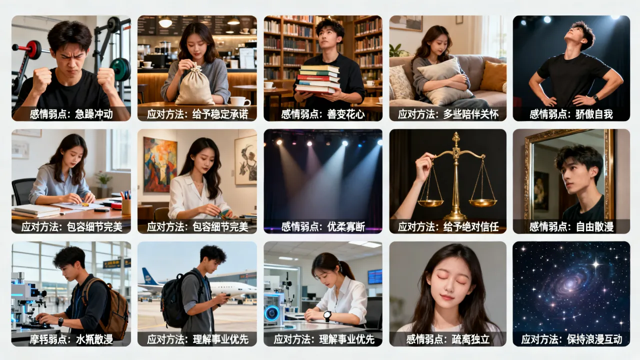 十二星座在恋爱中的感情弱点分别是什么,应该如何应对? 十二星座在恋爱中的感情弱点分别是什么,应该如何应对?