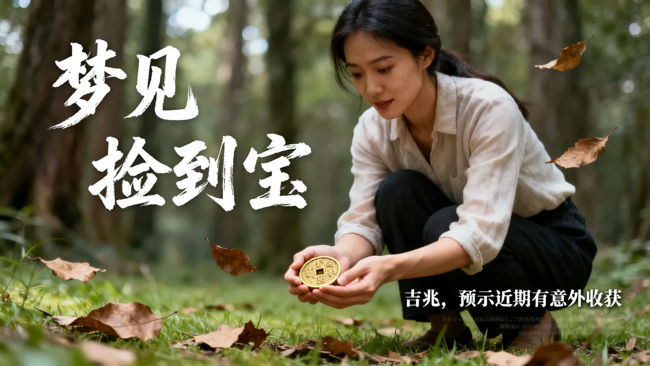 梦见捡到宝了是什么意思，周公解梦有什么预兆？