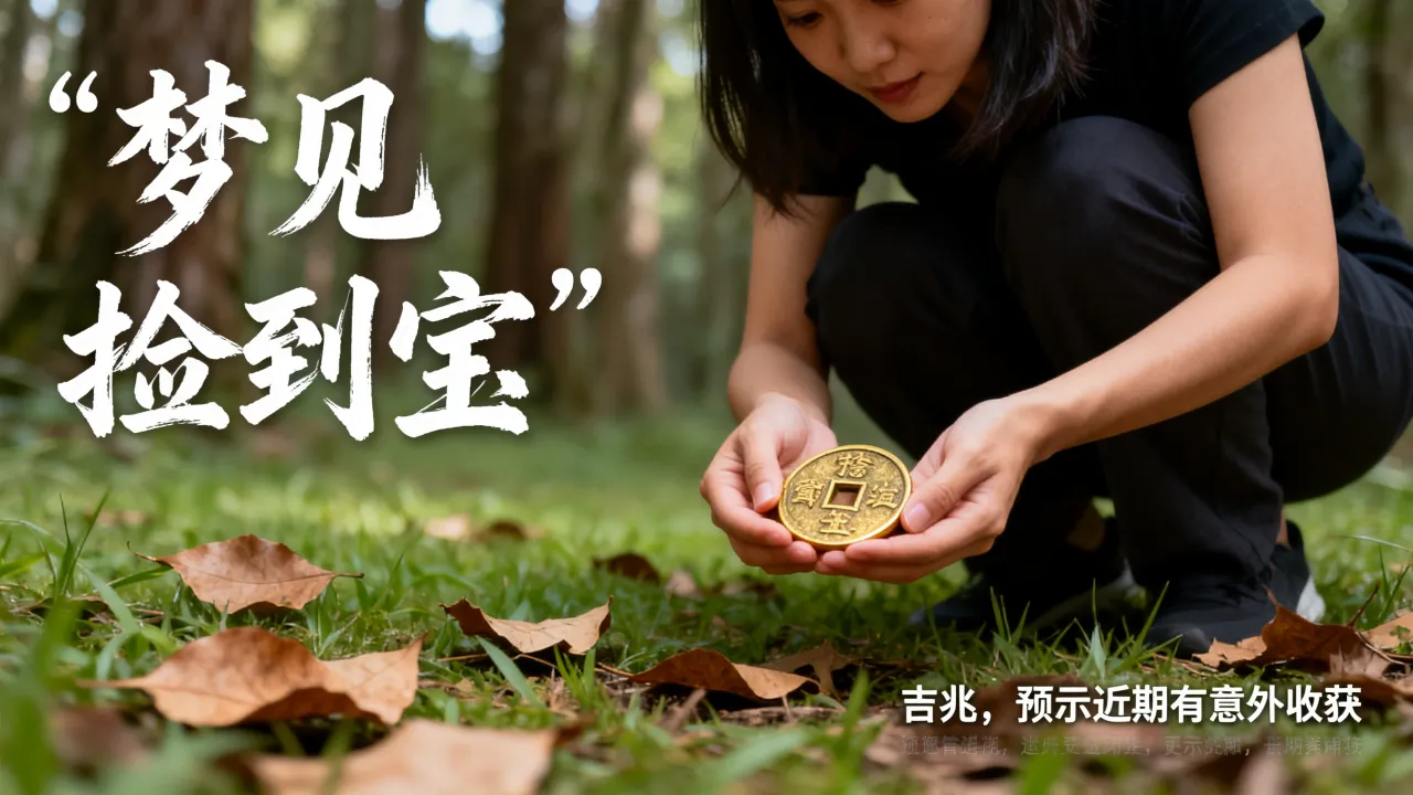 梦见捡到宝了是什么意思，周公解梦有什么预兆？