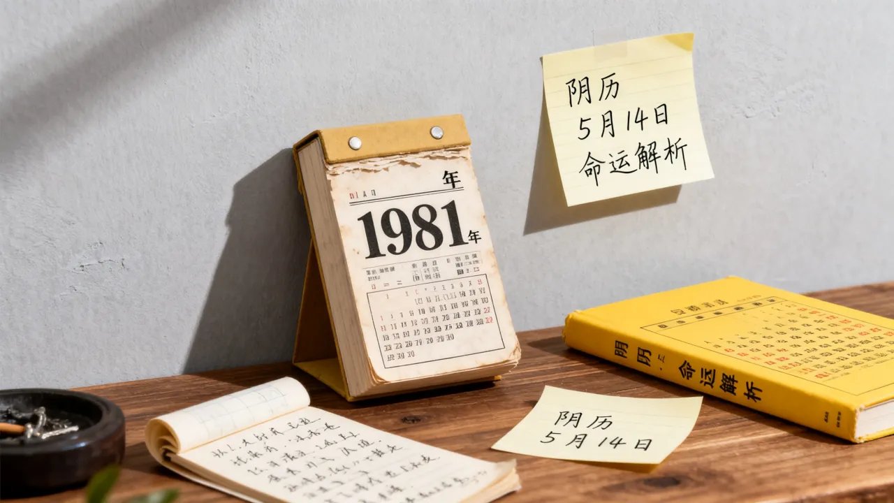 1981阴历5月14日是什么命，农历五月十四出生的人命运如何？