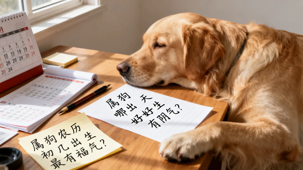属狗哪天出生好阴历？属狗农历初几出生最有福气？