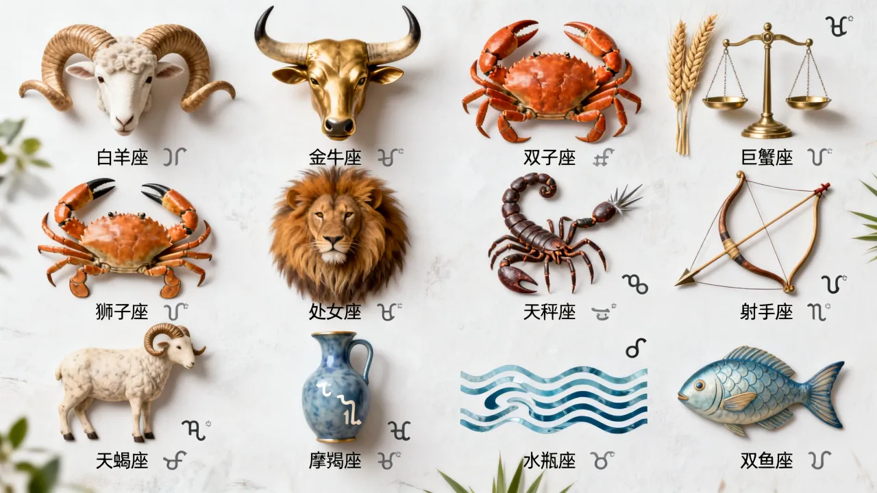 十二星座所有东西有哪些?十二星座全部知识大全是什么? 十二星座所有东西有哪些?十二星座全部知识大全是什么?