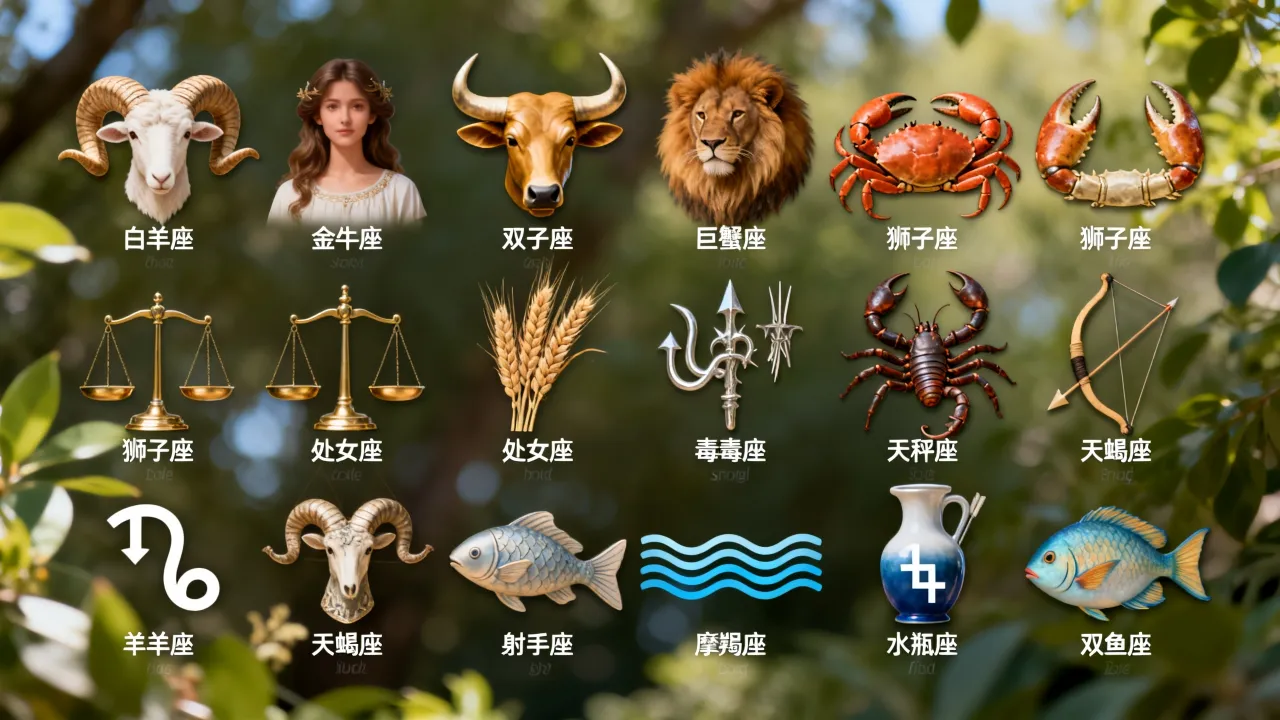 十二星座所有东西有哪些?十二星座全部知识大全是什么? 十二星座所有东西有哪些?十二星座全部知识大全是什么?