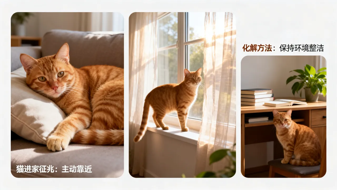 屋里进猫怎么化解吉凶,猫进家里有什么征兆? 屋里进猫怎么化解吉凶,猫进家里有什么征兆?
