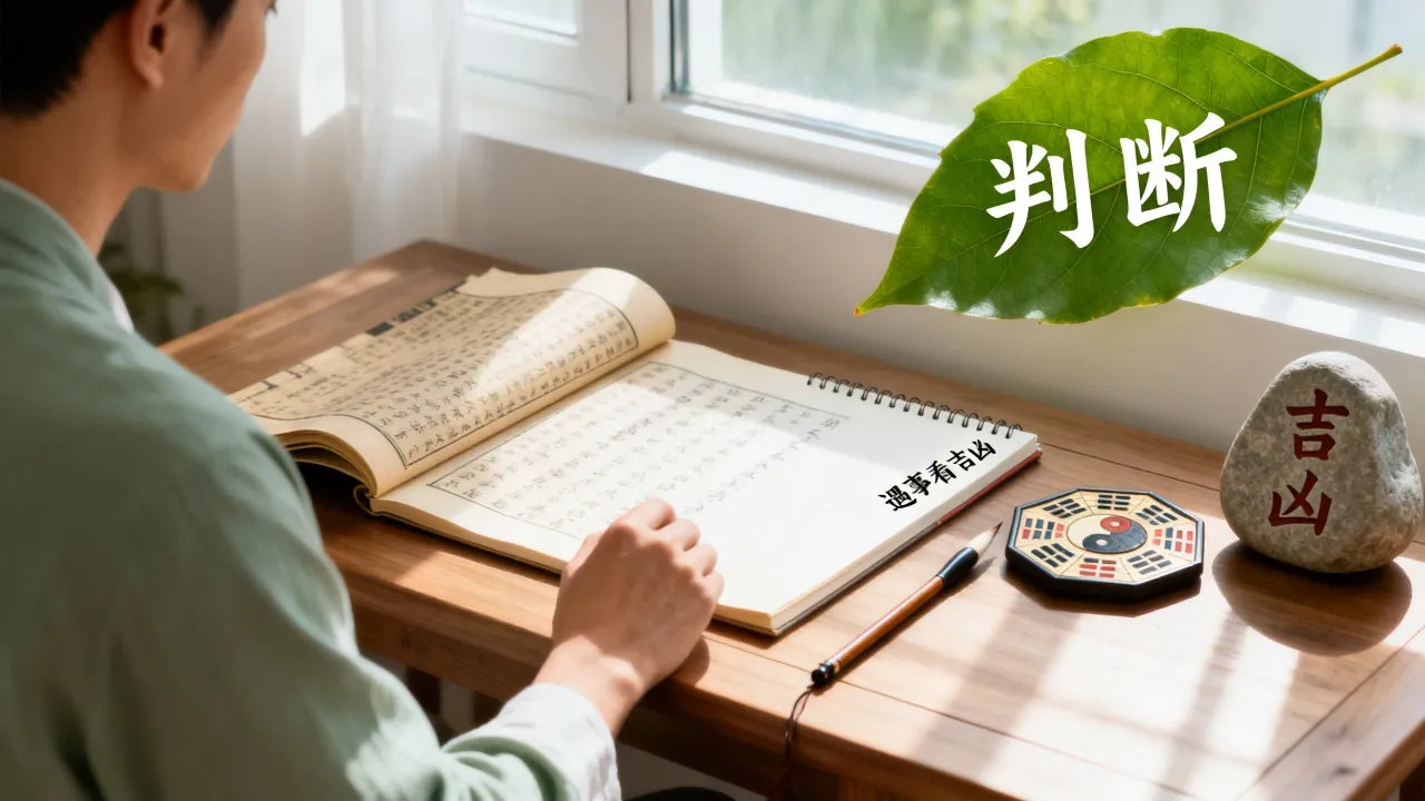 遇事怎么看吉凶呢，遇到事情如何判断吉凶好坏？