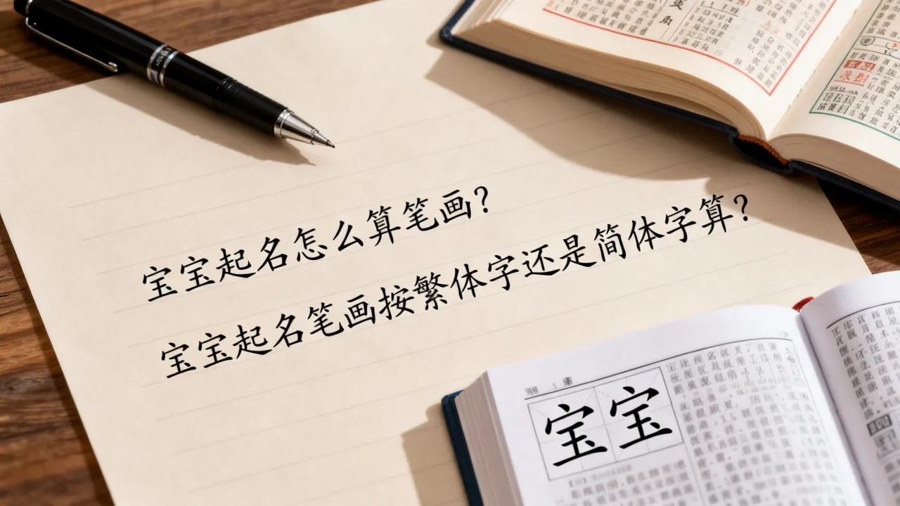 宝宝起名怎么算笔画？宝宝起名笔画按繁体字还是简体字算？