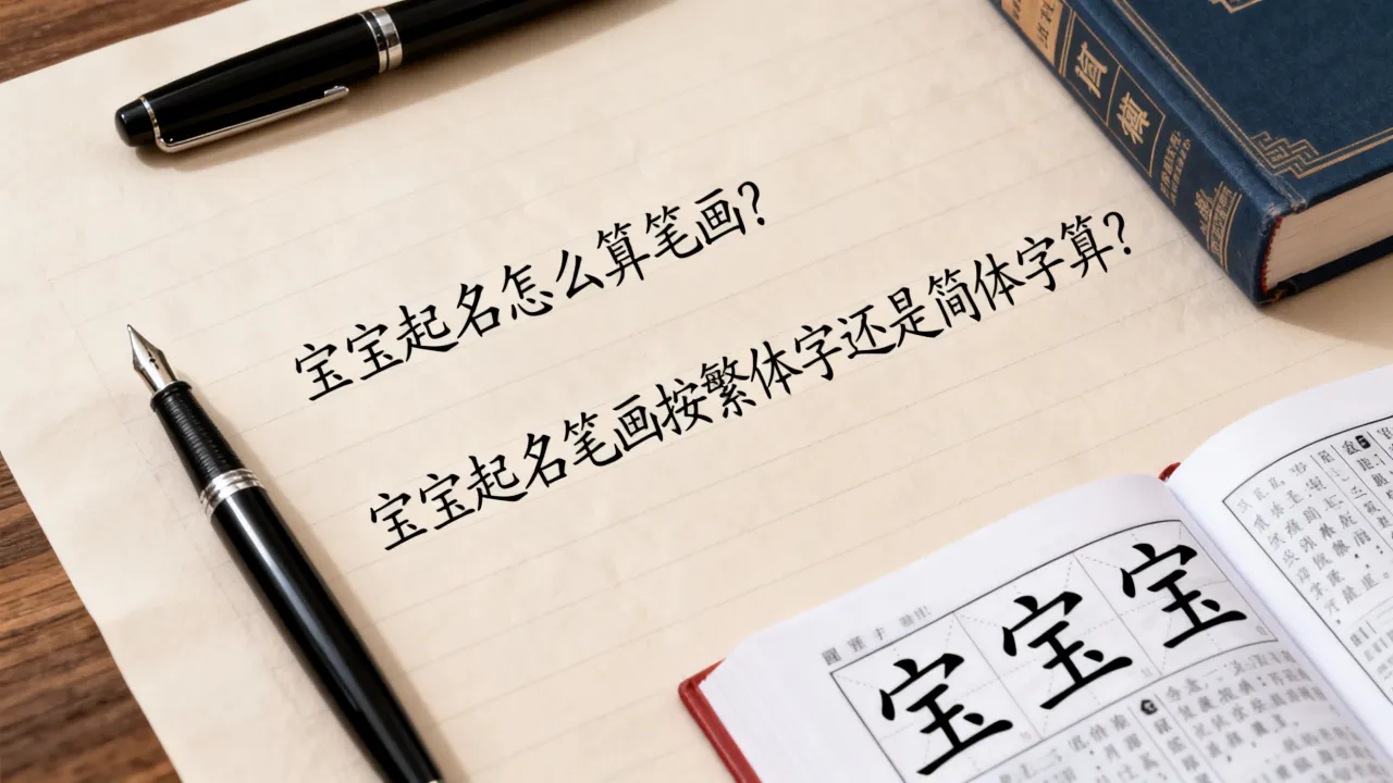 宝宝起名怎么算笔画？宝宝起名笔画按繁体字还是简体字算？