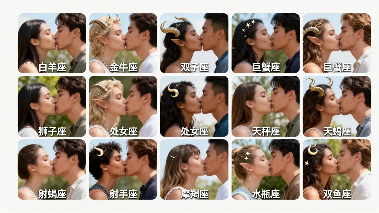 十二星座真人吻是什么意思,十二星座谁吻技最好? 十二星座真人吻是什么意思,十二星座谁吻技最好?