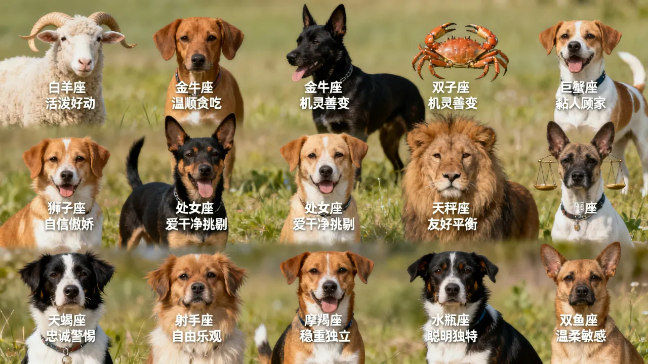 十二星座狗狗性格有哪些,你家狗狗属于哪个星座? 十二星座狗狗性格有哪些,你家狗狗属于哪个星座?