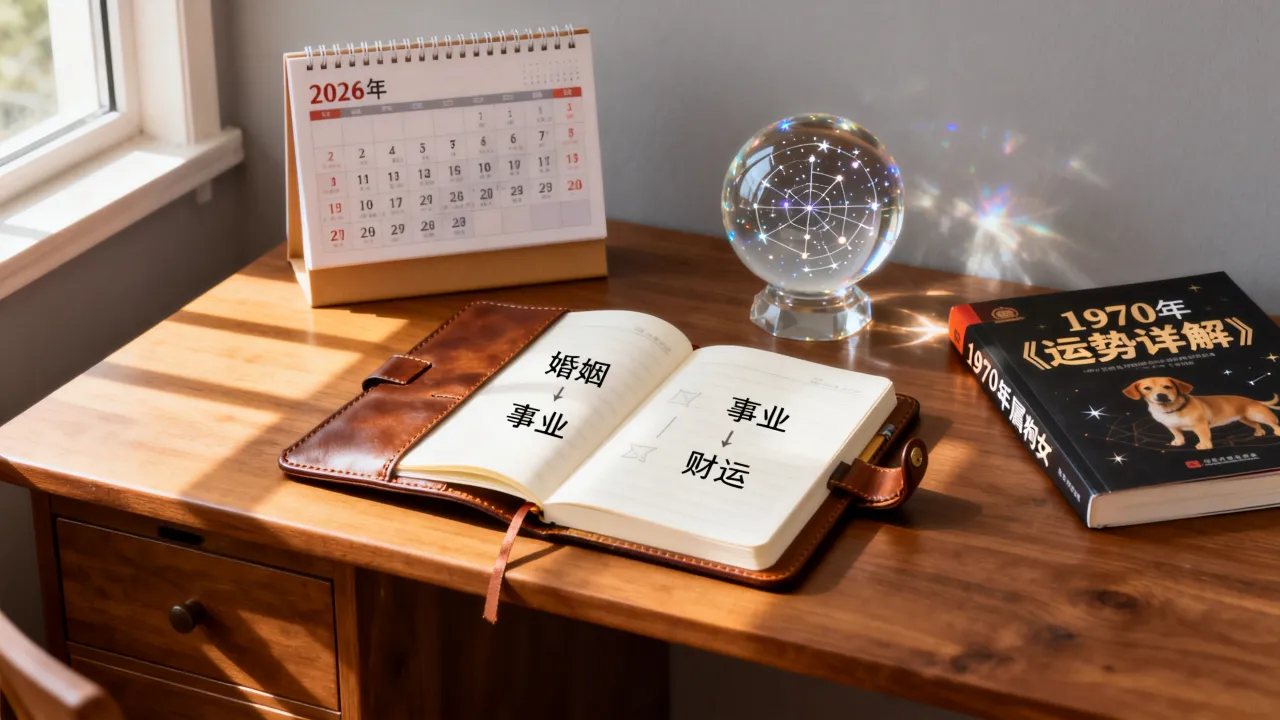 1970年属狗女2026年全年运势如何？婚姻事业财运详解