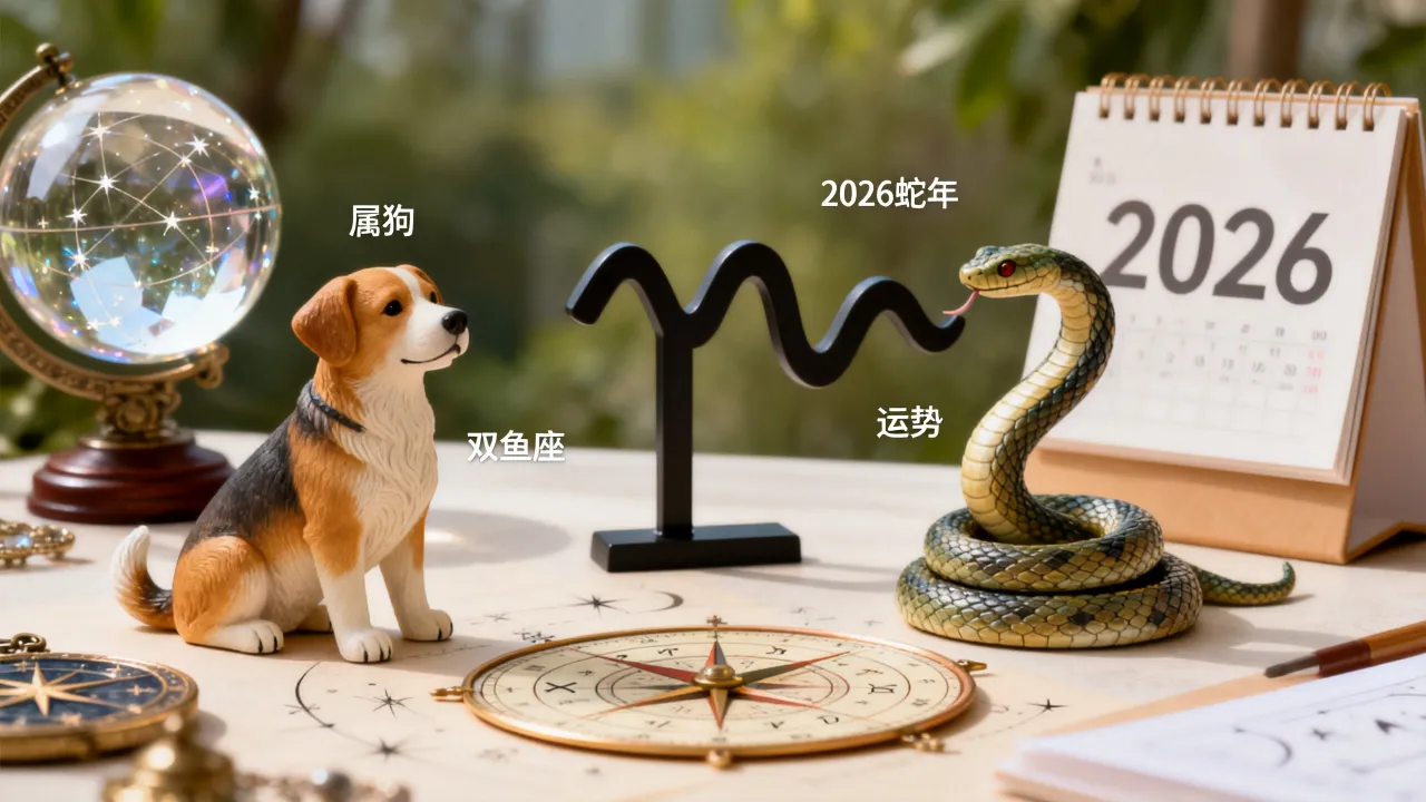 不同年份属狗双鱼座2026蛇年运势如何？属狗双鱼座2026年运势怎么样？