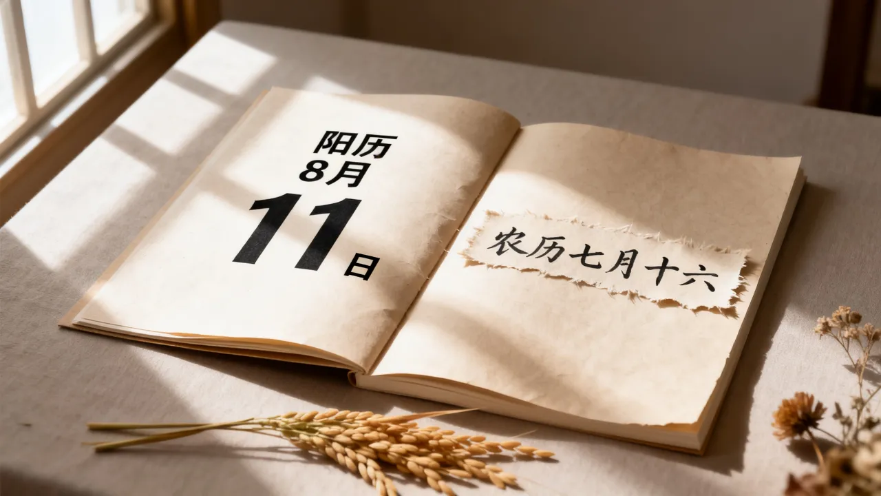 阳历811是阴历几月几号？阳历8月11日农历多少