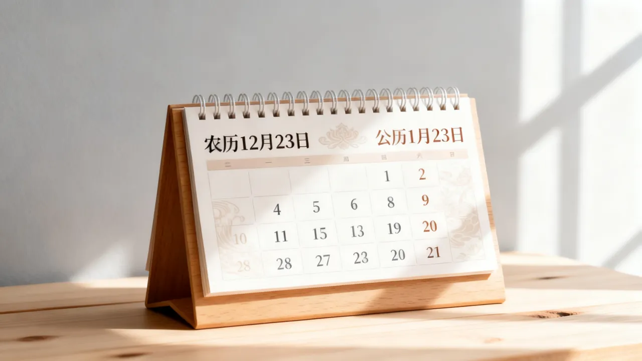 阴历1223的阳历是哪天，农历1223对应公历几号