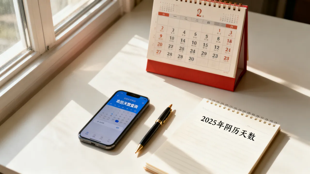 2025年阴历多少天?农历全年天数怎么查询 2025年阴历多少天?农历全年天数怎么查询