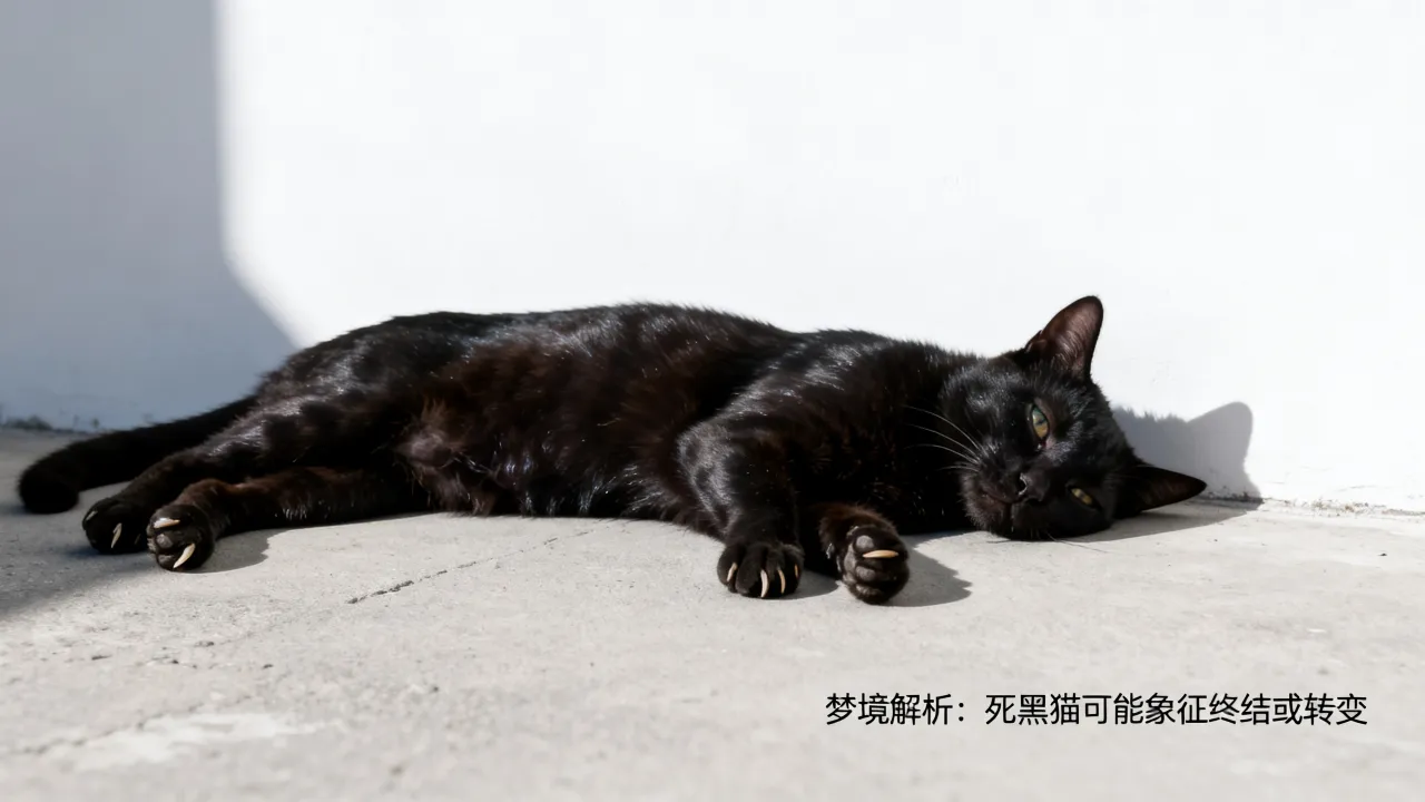 梦到了死黑猫是什么意思?,梦见死黑猫是什么预兆 梦到了死黑猫是什么意思?,梦见死黑猫是什么预兆