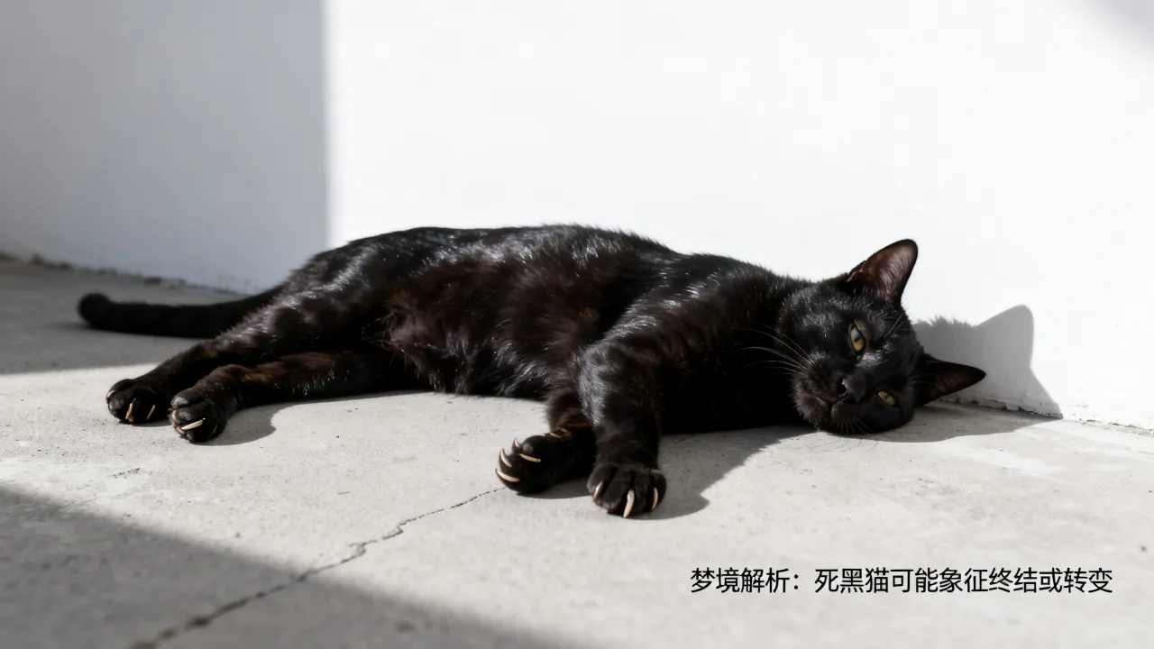 梦到了死黑猫是什么意思?,梦见死黑猫是什么预兆 梦到了死黑猫是什么意思?,梦见死黑猫是什么预兆