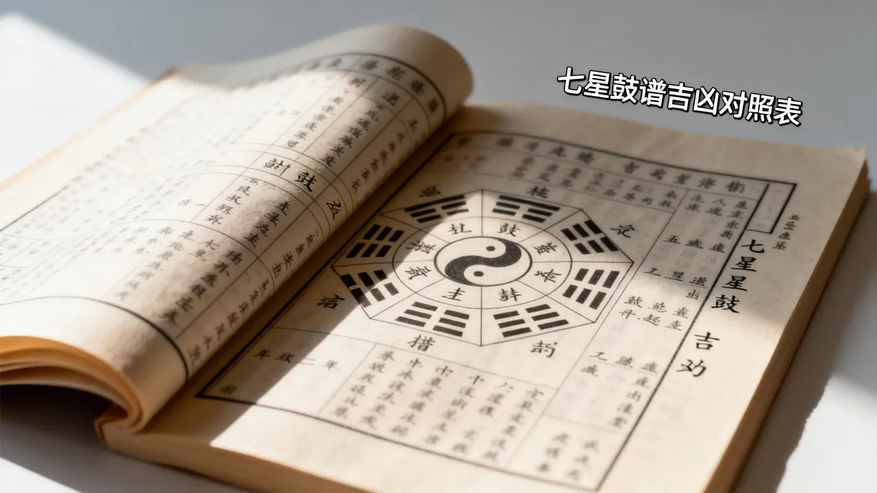 七星鼓谱怎么看吉凶表,七星鼓谱吉凶对照表怎么看? 七星鼓谱怎么看吉凶表,七星鼓谱吉凶对照表怎么看?