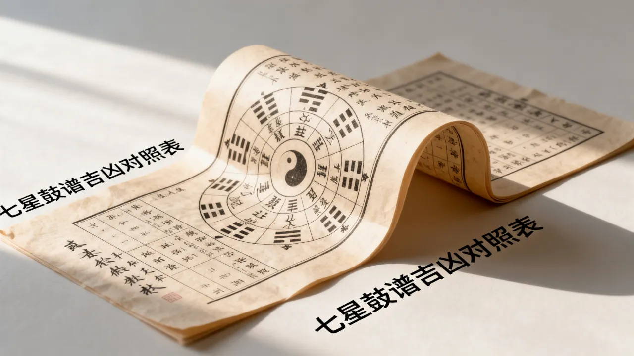 七星鼓谱怎么看吉凶表,七星鼓谱吉凶对照表怎么看? 七星鼓谱怎么看吉凶表,七星鼓谱吉凶对照表怎么看?