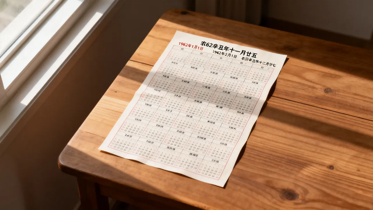 1962年阴历是多少?1962年农历阳历对照查询表 1962年阴历是多少?1962年农历阳历对照查询表
