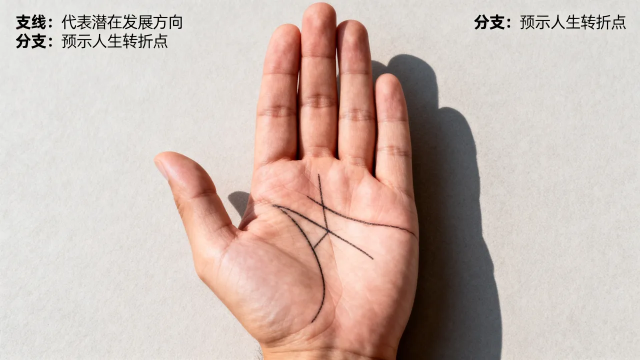 命运线上的支线代表什么,命运线分支预示着什么? 命运线上的支线代表什么,命运线分支预示着什么?