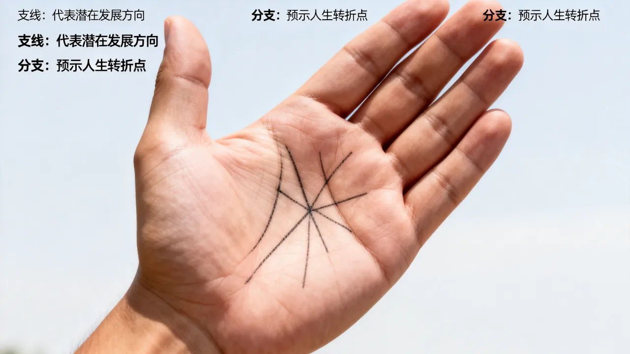 命运线上的支线代表什么,命运线分支预示着什么? 命运线上的支线代表什么,命运线分支预示着什么?