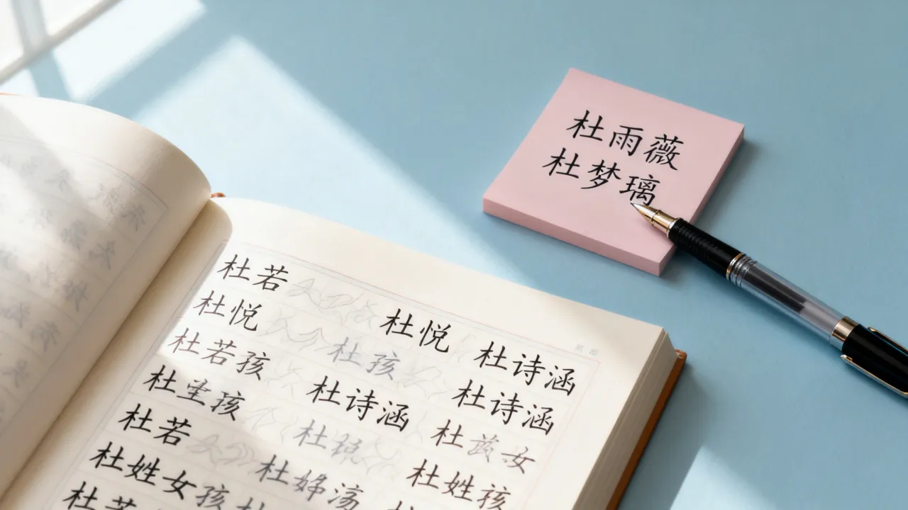 姓杜怎么起名女宝宝？杜姓女孩好听的名字有哪些