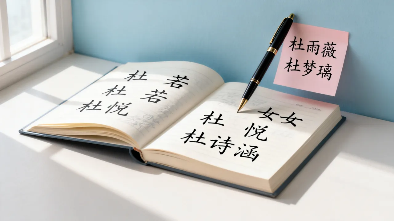 姓杜怎么起名女宝宝？杜姓女孩好听的名字有哪些