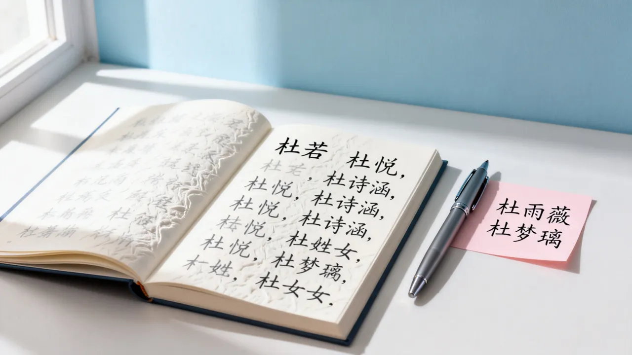 姓杜怎么起名女宝宝？杜姓女孩好听的名字有哪些