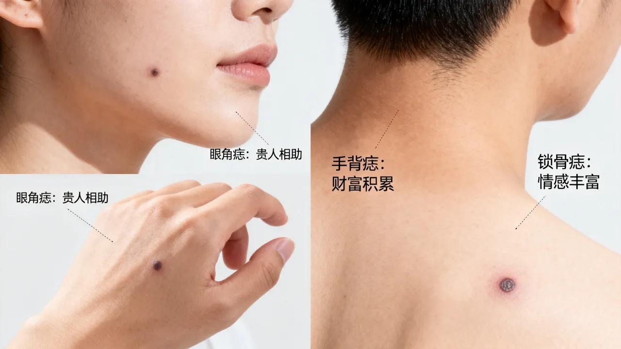 身上有痣怎么测吉凶呢,痣的位置与命运图解怎么看? 身上有痣怎么测吉凶呢,痣的位置与命运图解怎么看?