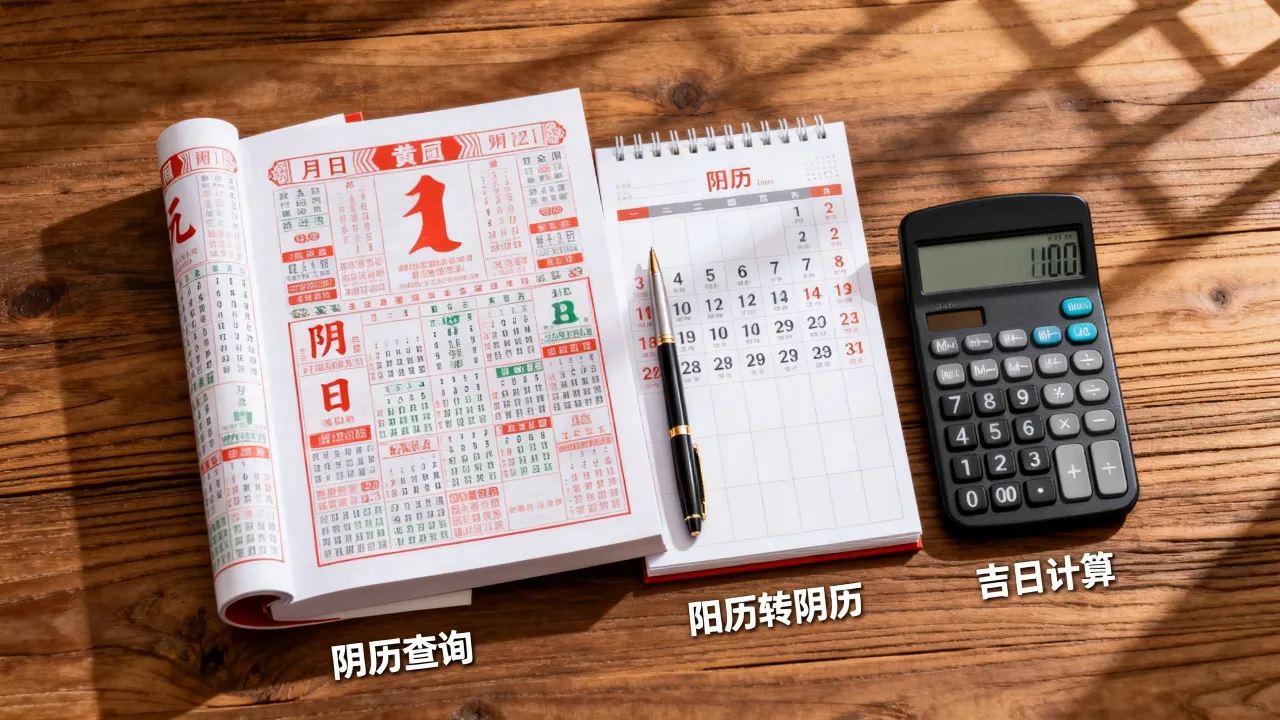 阴历怎么查老黄历,阳历转阴历吉日怎么看 阴历怎么查老黄历,阳历转阴历吉日怎么看