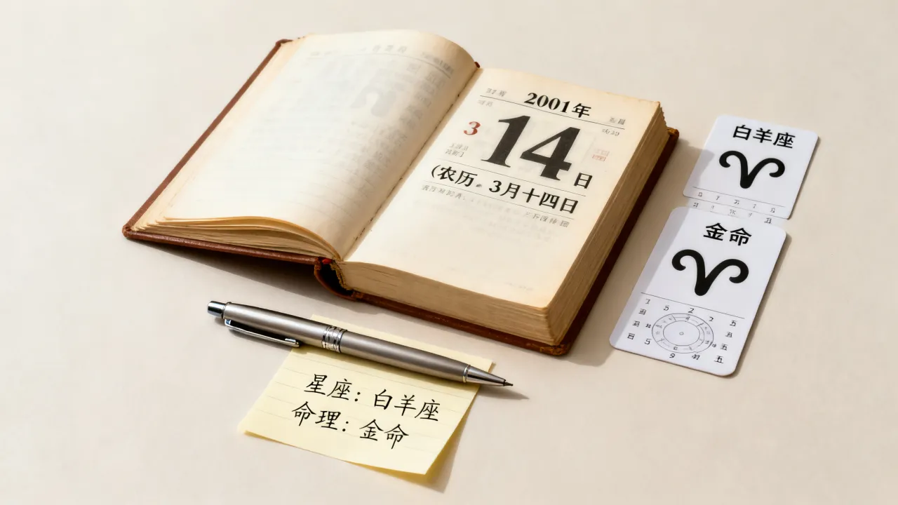 2001阴历3月14是什么星座，农历三月十四出生是什么命？