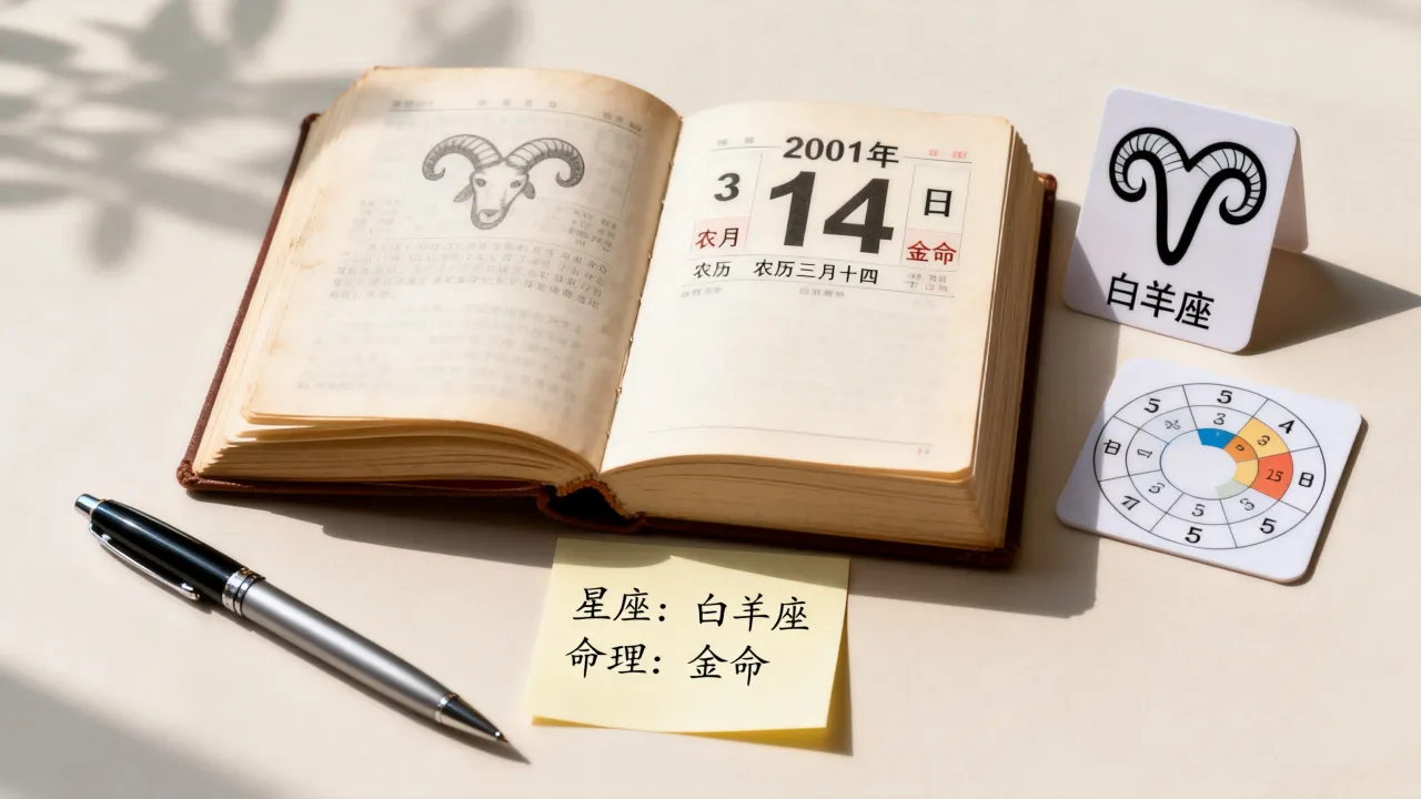 2001阴历3月14是什么星座，农历三月十四出生是什么命？