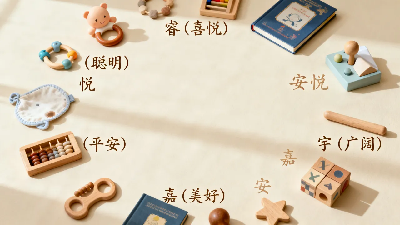 宝宝用什么字起名好听，有哪些寓意好又吉祥的起名常用字？