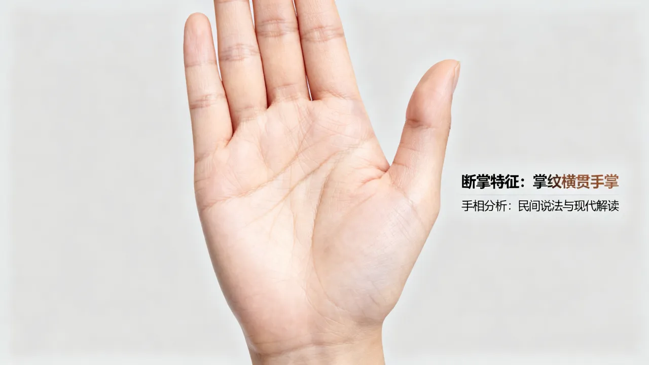 断掌女命运怎么样，断掌女人手相真的会命苦吗