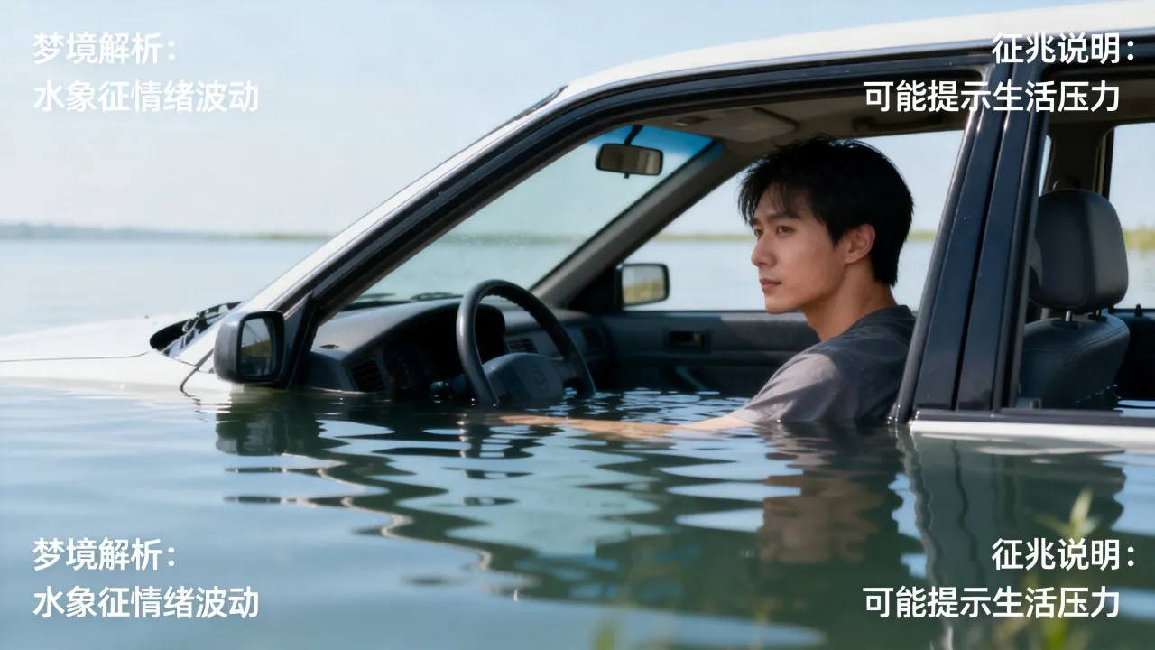梦见开车在水里预示什么，这究竟是一种什么征兆