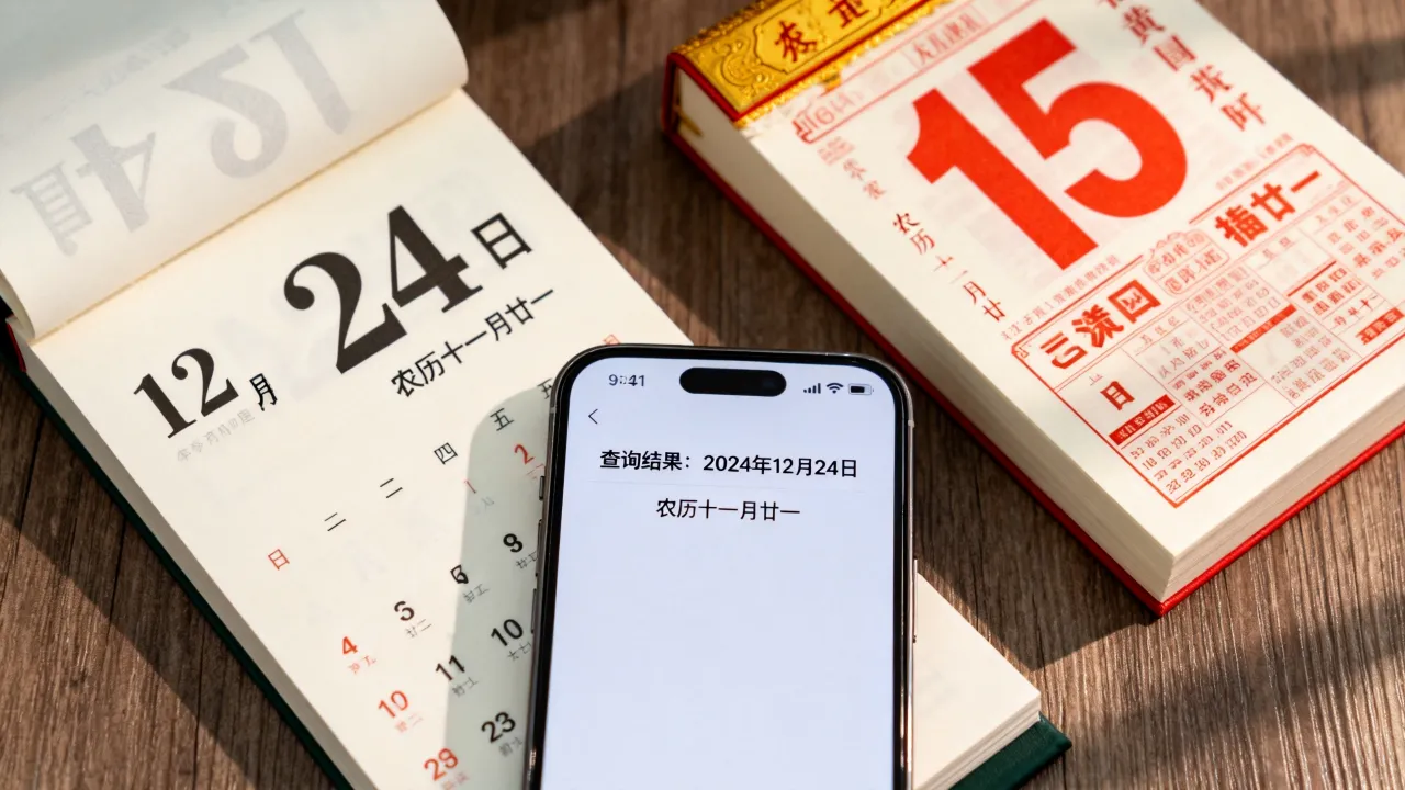 12月24号是阴历几月几号，农历日期怎么查？