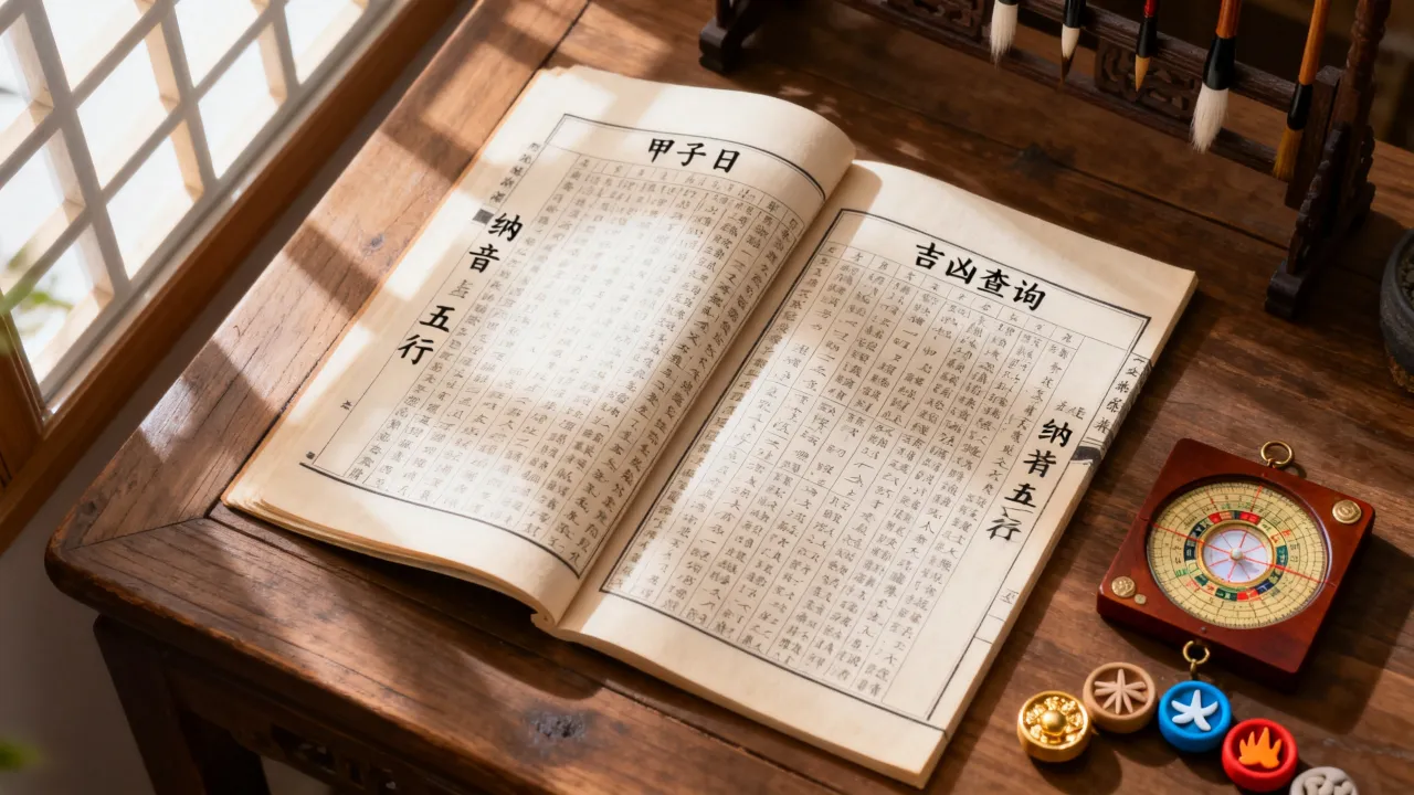甲子日吉凶怎么查，纳音五行断吉凶秘诀