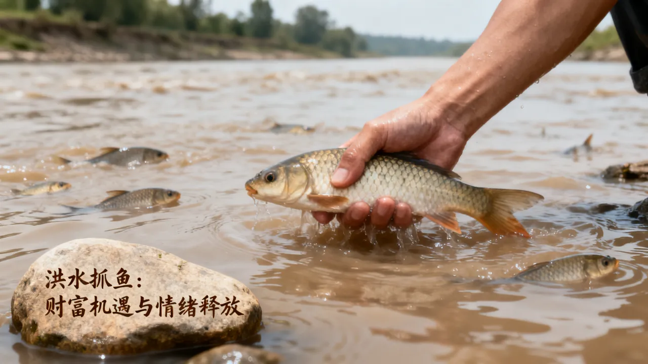 梦到了洪水抓鱼预示了什么，梦见洪水抓鱼是什么征兆