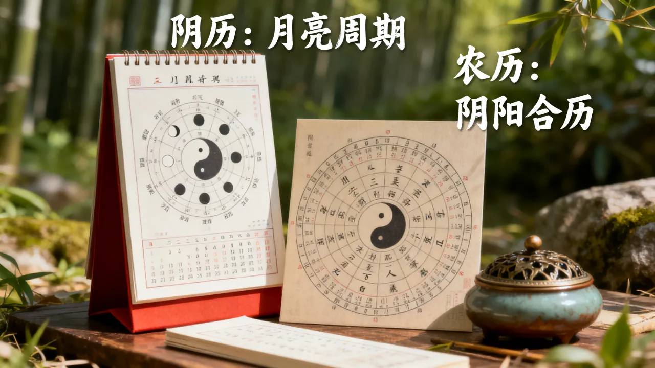 阴历和农历怎么区分?农历和阴历是一回事吗? 阴历和农历怎么区分?农历和阴历是一回事吗?
