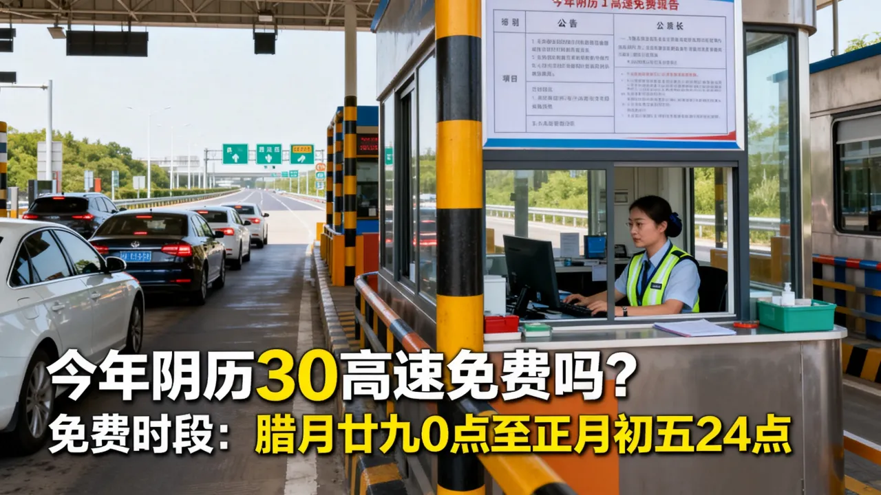 今年阴历30高速免费吗,免费时段怎么算? 今年阴历30高速免费吗,免费时段怎么算?