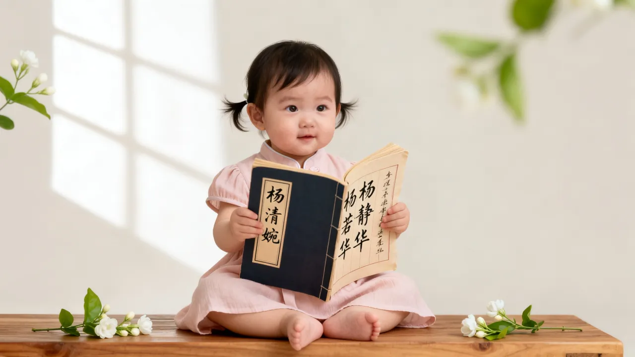 杨姓女宝宝怎么取名好听，2025年诗经楚辞里的雅致美名有哪些