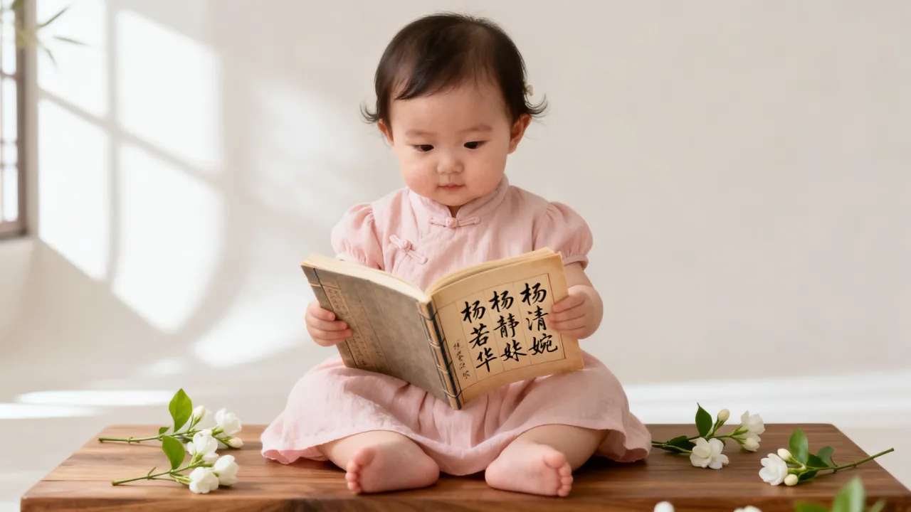 杨姓女宝宝怎么取名好听，2025年诗经楚辞里的雅致美名有哪些