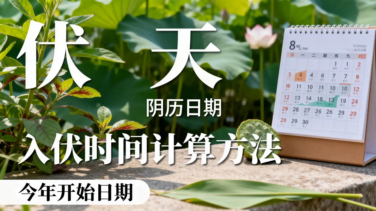 伏天是几号阴历几?三伏天怎么算入伏时间,今年哪天开始? 伏天是几号阴历几?三伏天怎么算入伏时间,今年哪天开始?