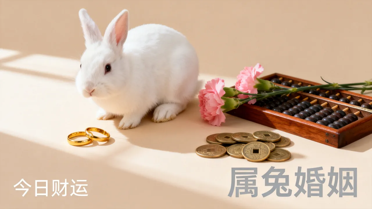 属兔的婚姻财运如何呢，今天属兔人财运好不好？