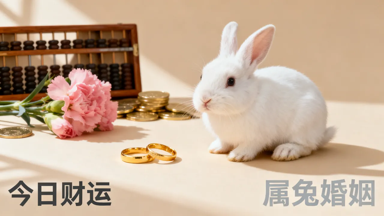 属兔的婚姻财运如何呢，今天属兔人财运好不好？
