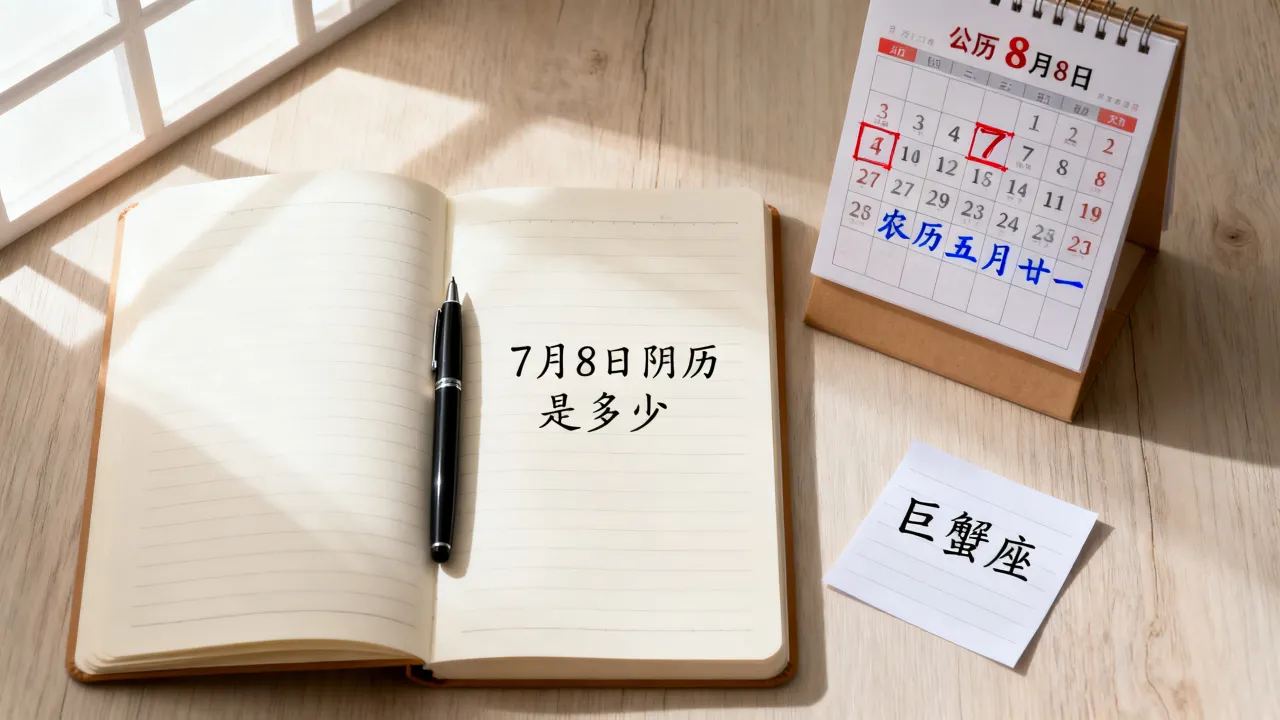 7月8日阴历是多少,公历7月8日农历几月几日是什么星座? 7月8日阴历是多少,公历7月8日农历几月几日是什么星座?
