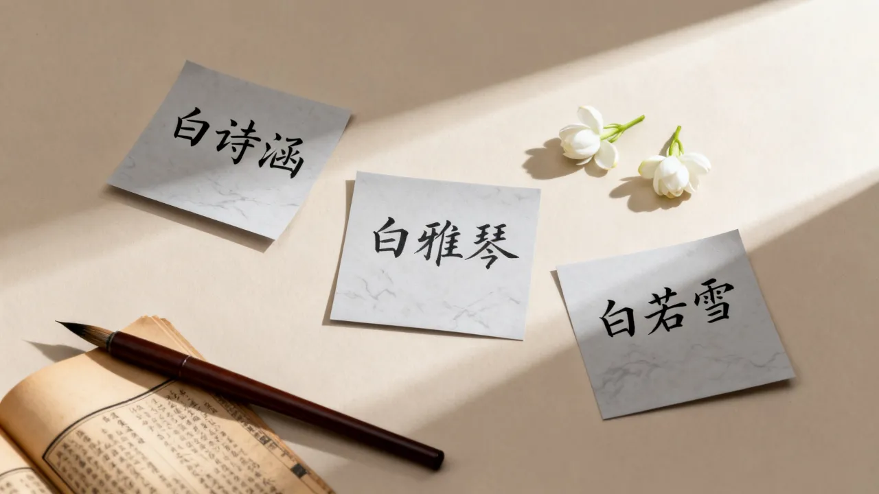 姓白女宝宝怎么起名,白姓女孩名字大全有诗意 姓白女宝宝怎么起名,白姓女孩名字大全有诗意