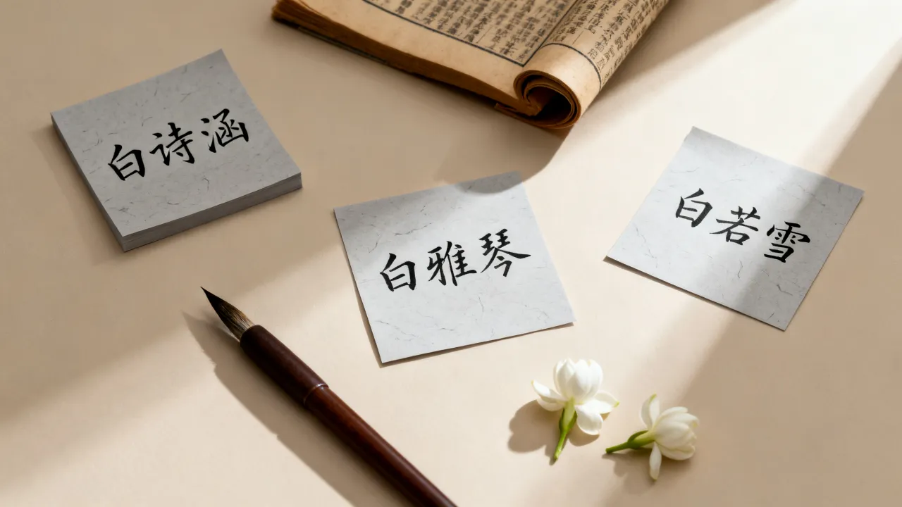 姓白女宝宝怎么起名,白姓女孩名字大全有诗意 姓白女宝宝怎么起名,白姓女孩名字大全有诗意