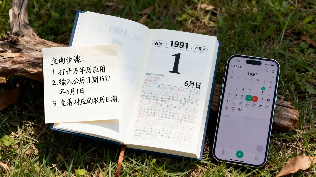 1991年6月1日阴历是几月几号？农历日期怎么查询